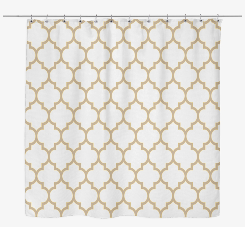 Modern Geometry Polyester Bathroom Shower Curtain - Design Black And White Backgrounds, transparent png download
