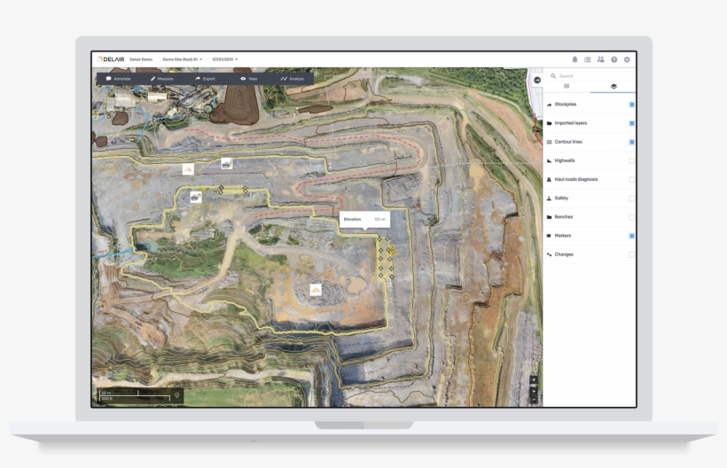 Aerial Data Solutions Delair Ai - Plan, transparent png download