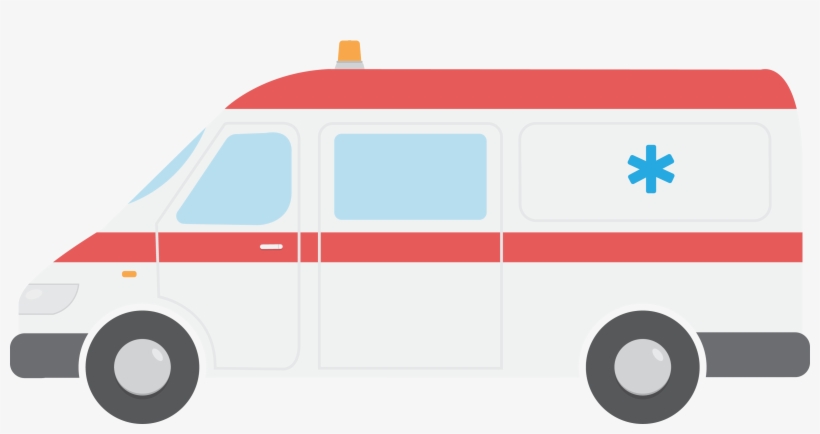 Car Motor Vehicle Ambulance Euclidean Vector - Ambulance Vector Png Free, transparent png download