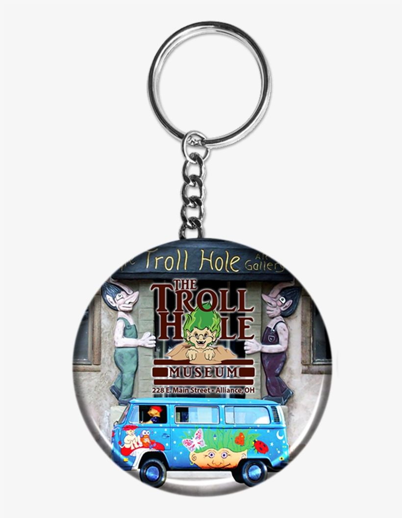 Hbkc-035 2inch Round Bottle Opener - Keychain, transparent png download