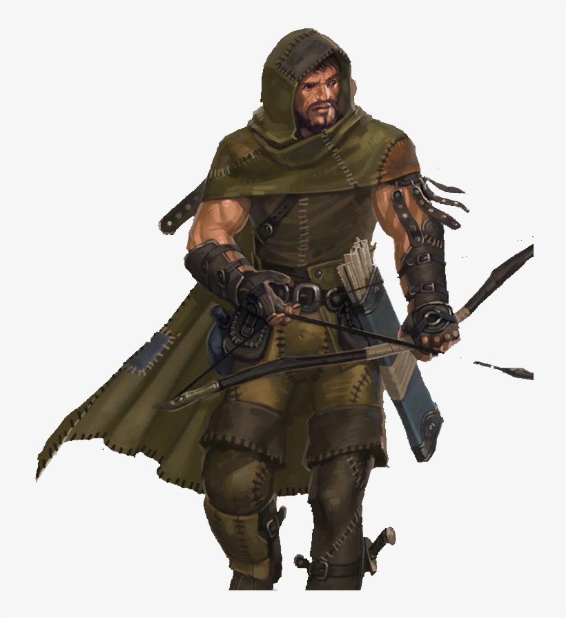 Bowman Ranger Warrior Soldier - Rpg Character, transparent png download