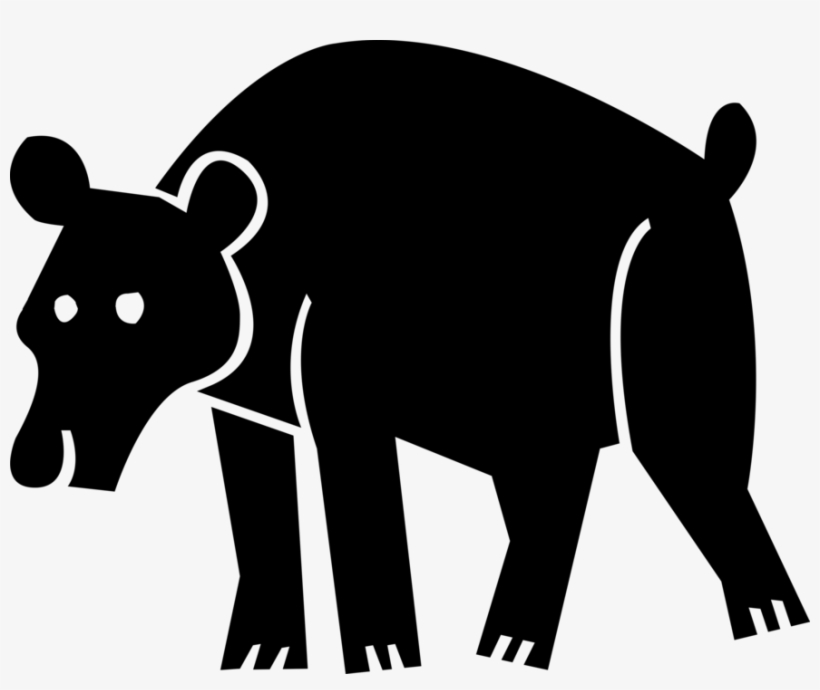 Vector Illustration Of North American Brown Bear Kodiak, transparent png download