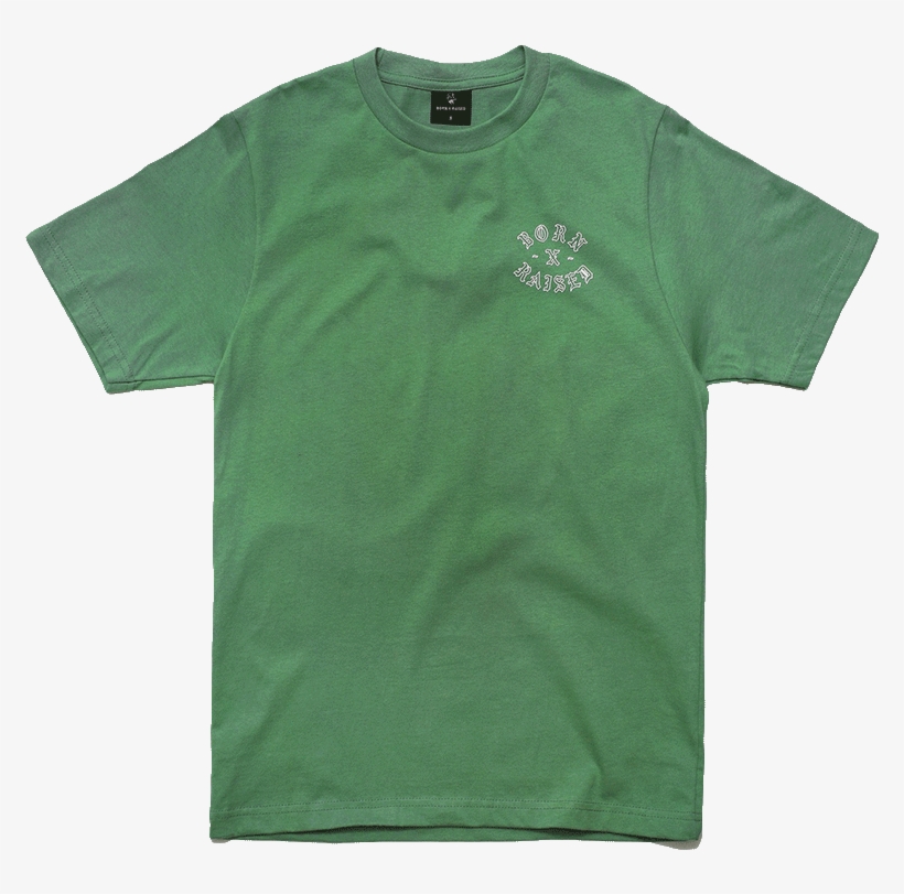 Born X Raised Rocker Outline T-shirt - Active Shirt, transparent png download