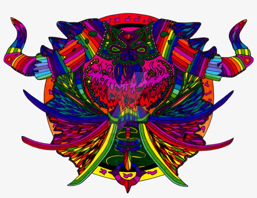 Wow Crest Warlock By Abstractendeavours - Psychedelic Warlock, transparent png download