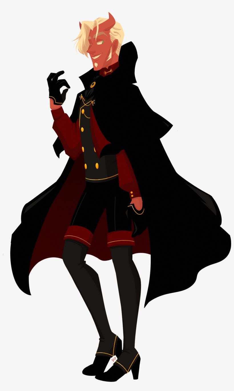 An Older Oc Of Mine Reimagined Into A Tiefling Warlock - Illustration, transparent png download
