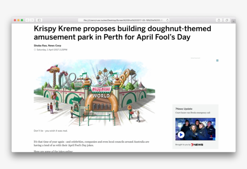 Other Misguided Hits Have Included Launching A Krispy - Web Page, transparent png download