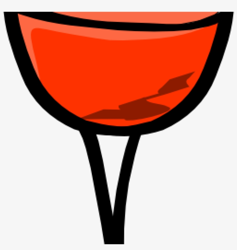 Wine Glass Clipart Wine Glass Clip Art At Clker Vector - Wine Glass Clip Art, transparent png download