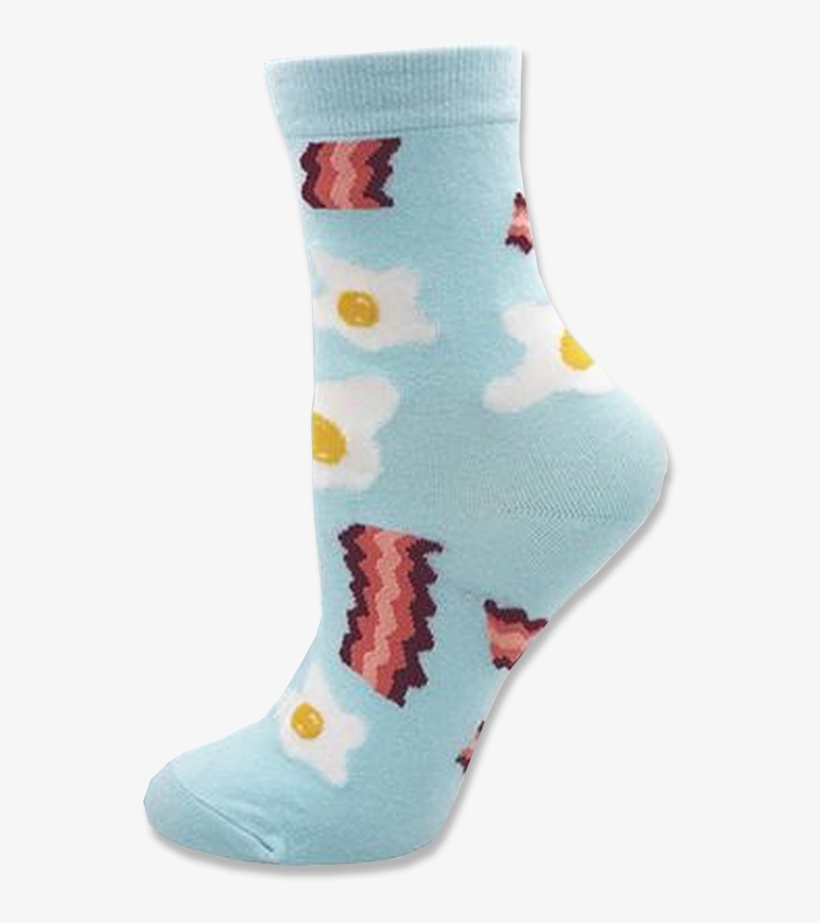 Bacon And Eggs Socks - Sock, transparent png download