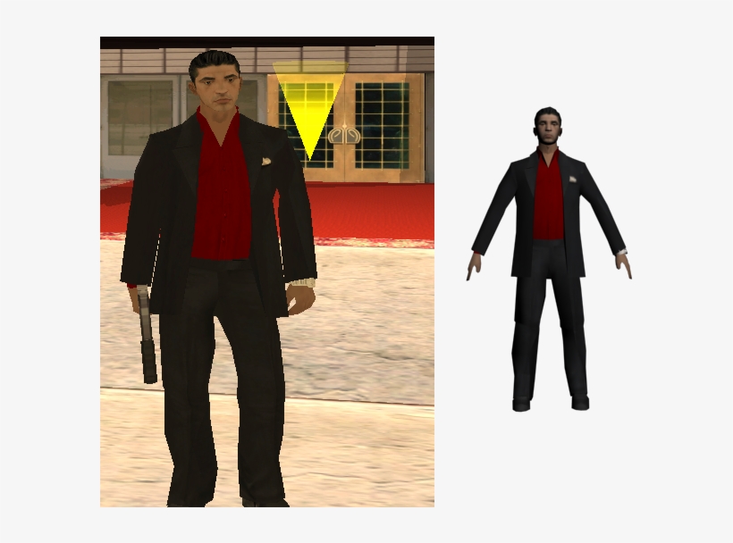 [rel] Elegant Italian Mobster - Sindacco Skin Mod, transparent png download