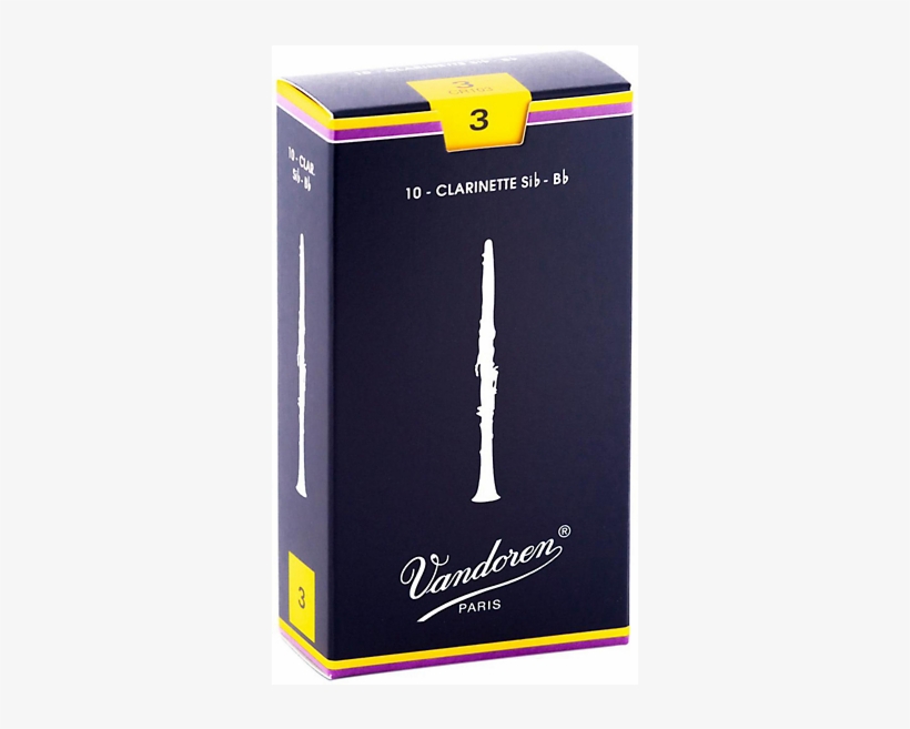 Vandoren Bb Clarinet Traditional Reeds - Vandoren Reeds 3.5, transparent png download