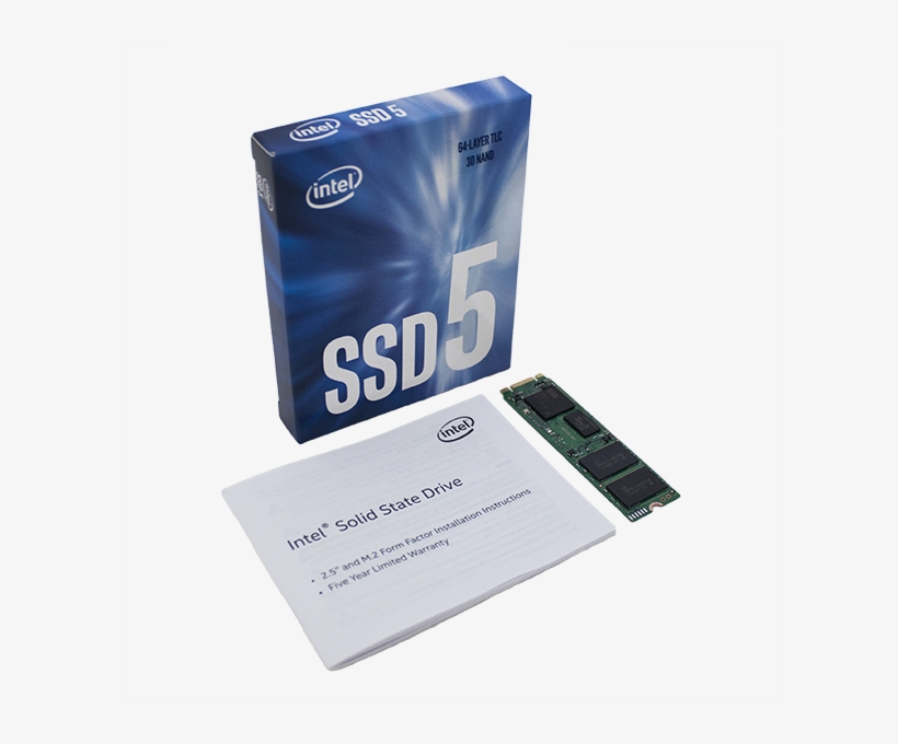 Intel® Ssd 545s Series Retail Box - Ssdsckkw256g8x1, transparent png download