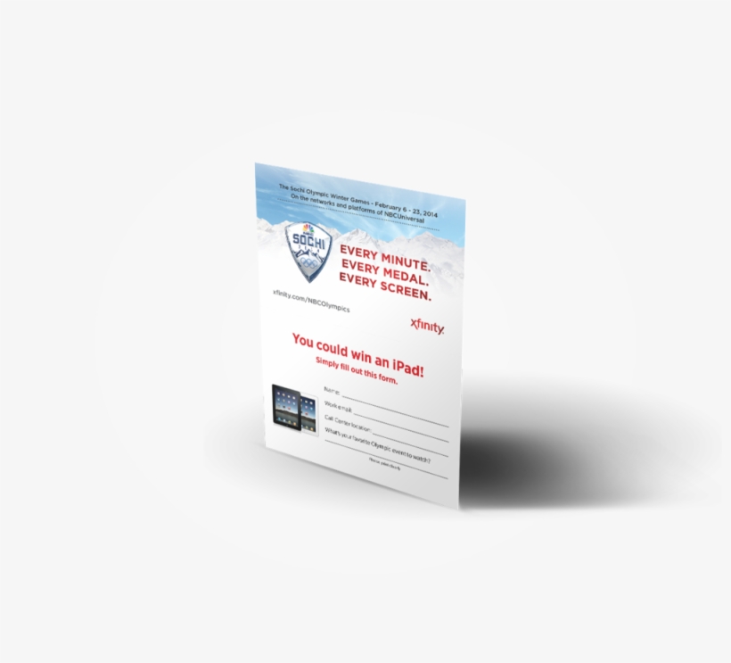 Mockup Nbc Entryform Sm - Flyer, transparent png download