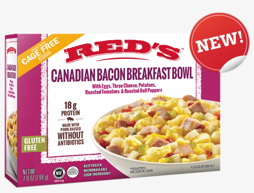 Canadian Bacon Bowl - Reds Steak And Rice Bowl, transparent png download