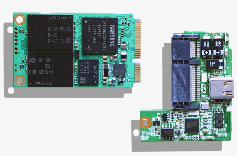 Samsung T3 2tb Portable Ssd And Pcb - Microcontroller, transparent png download