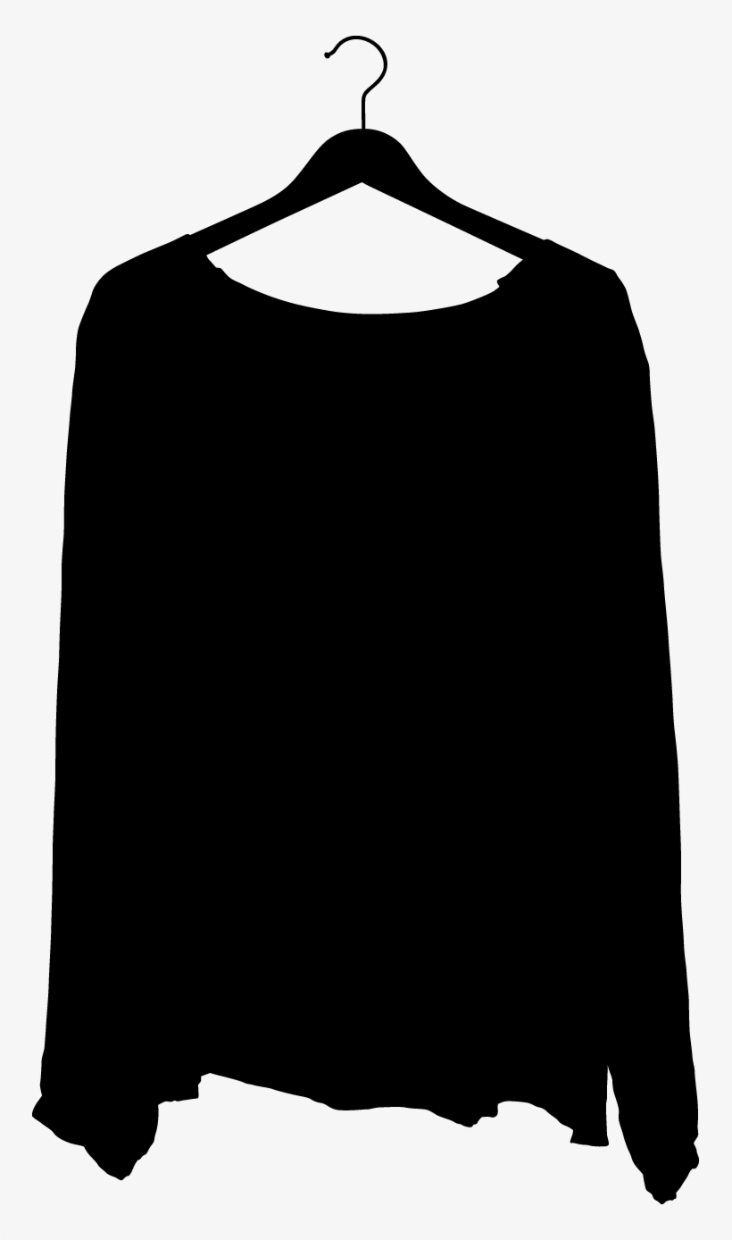 Clothing Shoes Silhouette Png - Clothes Hanger, transparent png download