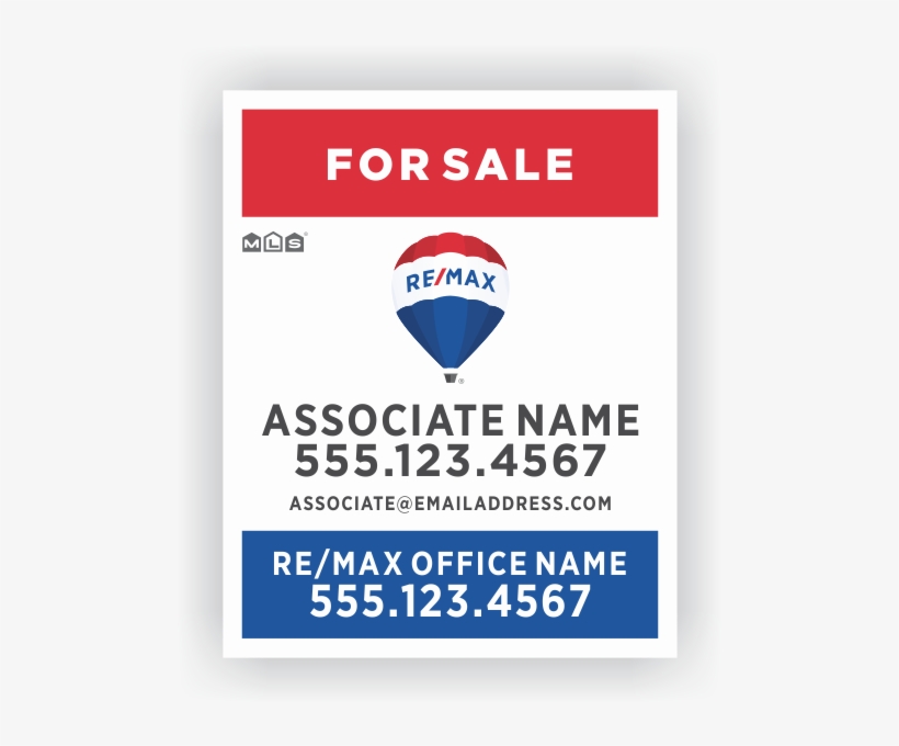 Re/max For Sale Sign New - Remax For Sale Signs Transparent PNG ...