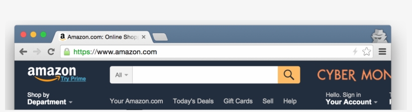 A Grey Lightning Bolt Indicates That Neither Http/2 - Amazon.com, Inc., transparent png download