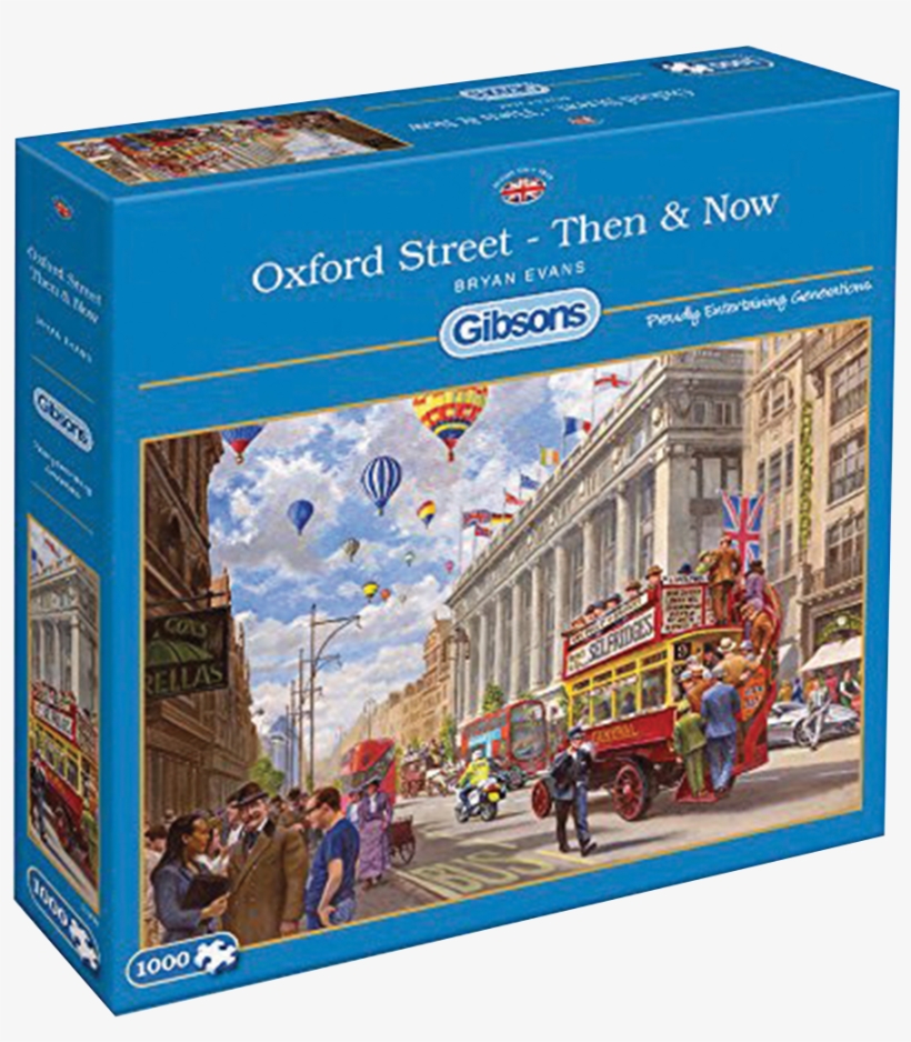 Oxford Street Jigsaw Puzzle - Figurine, transparent png download