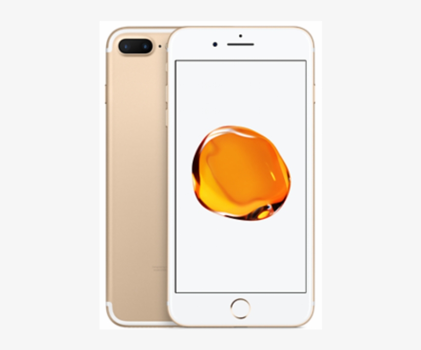Iphone 7 Plus Gold Png, transparent png download