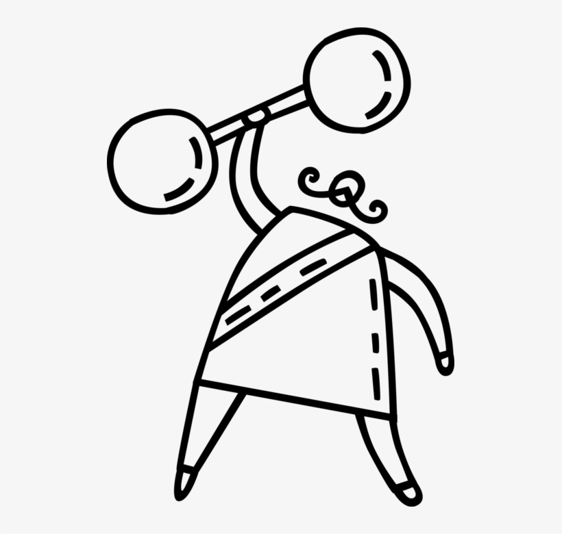 Vector Illustration Of Big Top Circus Strongman With, transparent png download