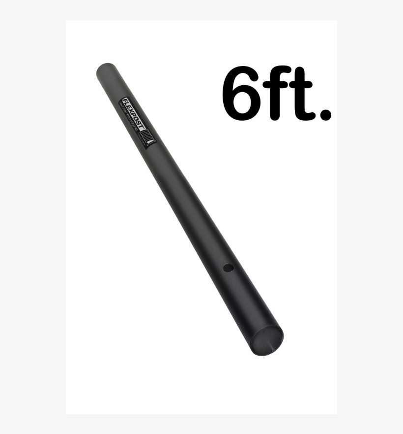 6ft Replacement Black Round Sign Post - Mobile Phone, transparent png download