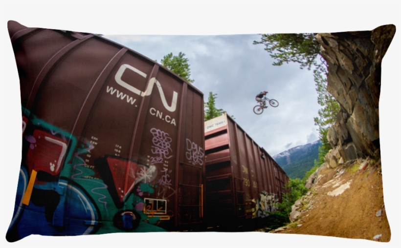 Train Gap Throw Pillows, transparent png download