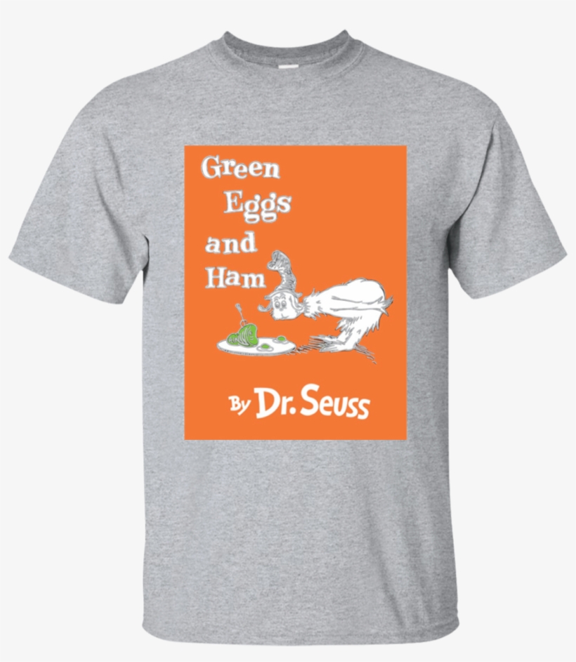 Seuss Green Eggs And Ham Book Cover Ultra Cotton T-shirt - Funny Pics About The Cowboys, transparent png download