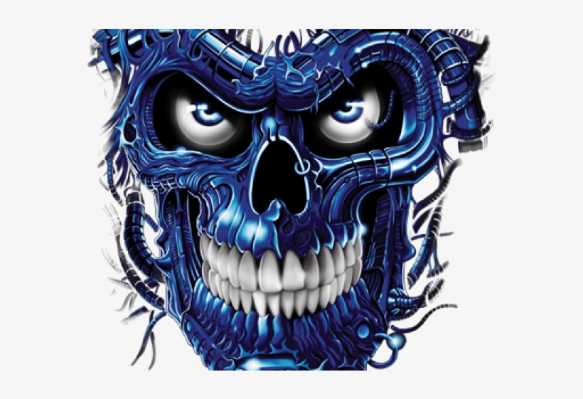 Terminator Clipart Skull - Terminator Skull, transparent png download