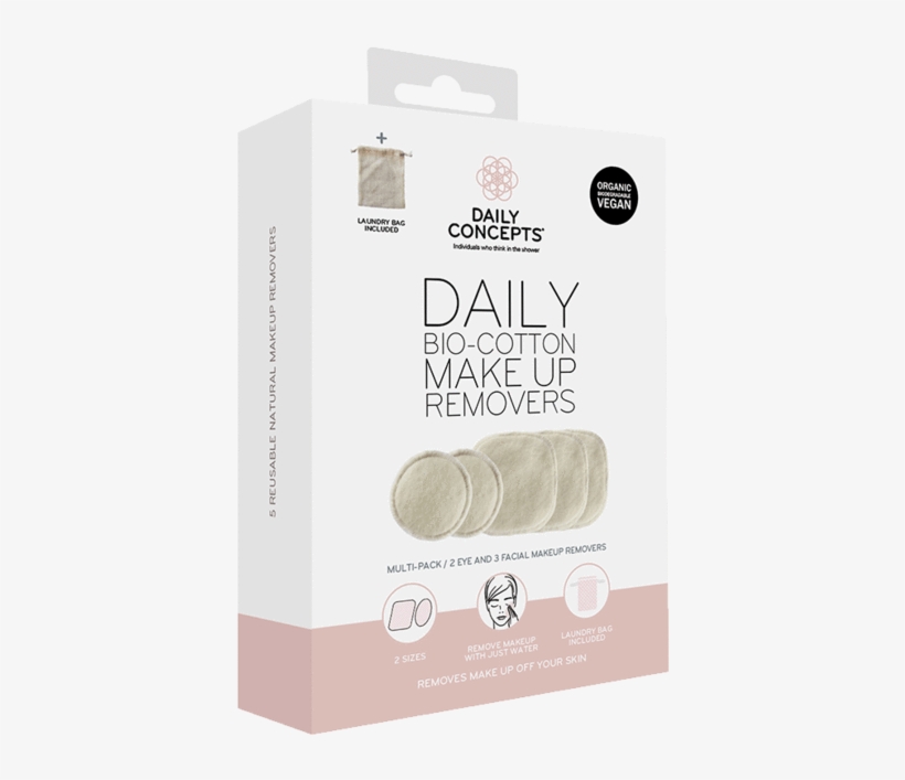 Bio Cotton Makeup Removers Daily Concepts Luxury Spa - Sliced Bread, transparent png download