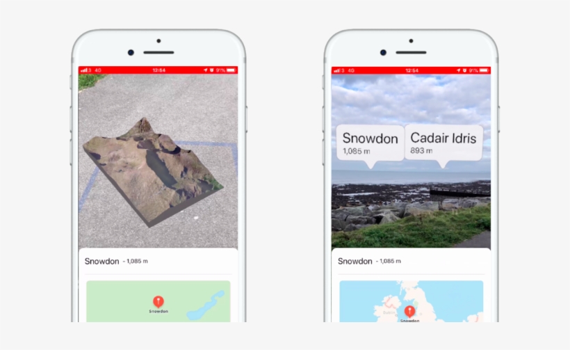 Arkit And Corelocation Ar App - Iphone, transparent png download