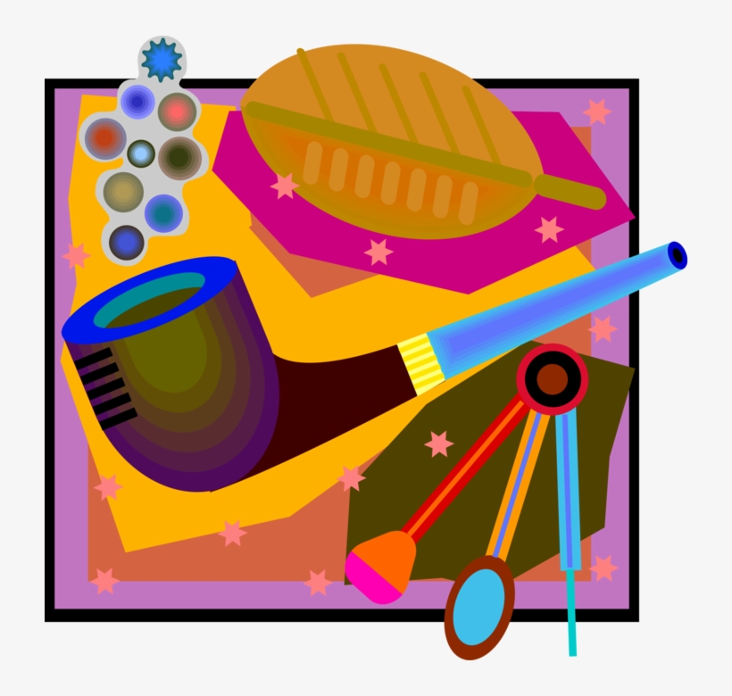 Vector Illustration Of Tobacco Smoking Pipe And Smoking, transparent png download