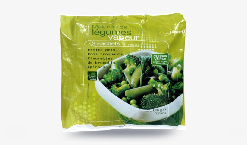 Sachets Vapeur Petits Pois Croquants Pinards - Sachet Legumes Vapeur Picard, transparent png download