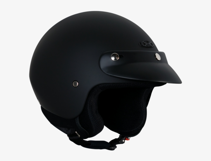 Nexx X60 Basic Helmet Black Soft Open Face Motorcycle - Nexx X60 Basic, transparent png download