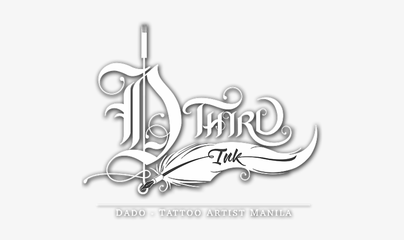 D Tattoo Designs - Calligraphy, transparent png download