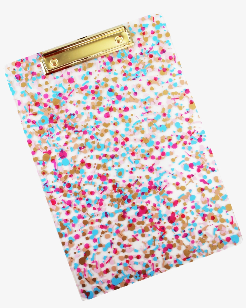 Confetti Clipboard Out Of Packaging, transparent png download