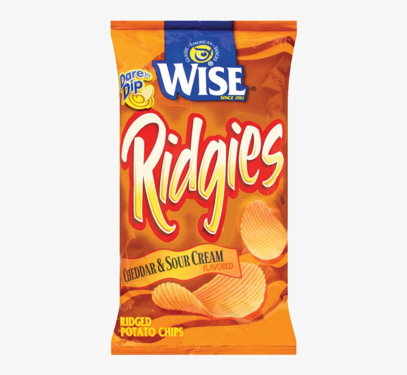 Potato Chips Clipart Bowl Chip - Ridgies Sour Cream And Onion, transparent png download