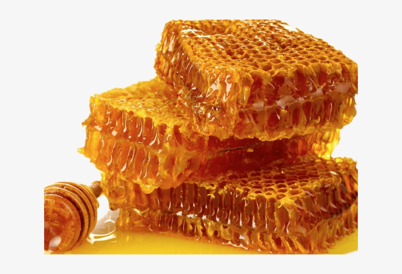 Honeycomb Clipart Dripping - Cera De Miel De Abeja, transparent png download