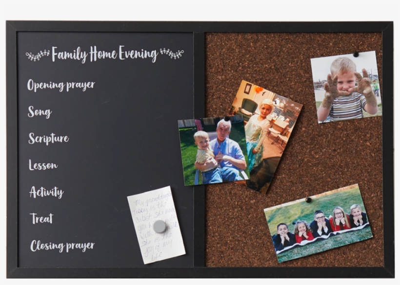 Family Home Evening Corkboard - Photographic Paper, transparent png download