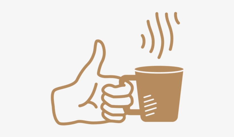 Thumbsup Gold@4x - Cup, transparent png download