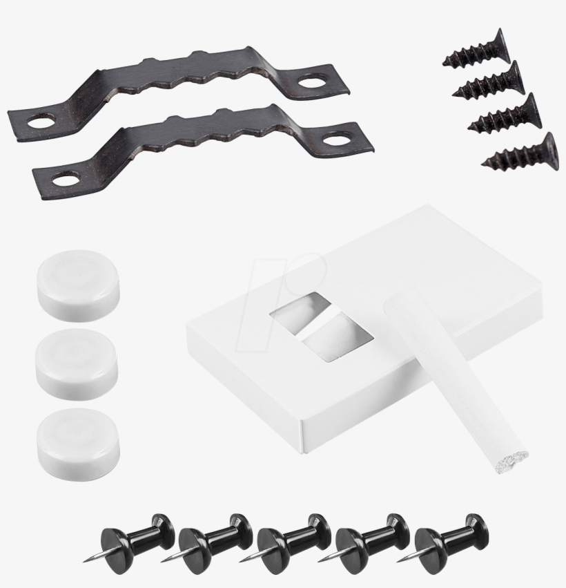 Memoboard Made Of Chalkboard And Cork Pin Board Navaris - Tool, transparent png download