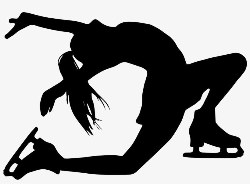 Patinaje Sobre Hielo Y Mas - Olympic Winter Figure Skating Clipart, transparent png download