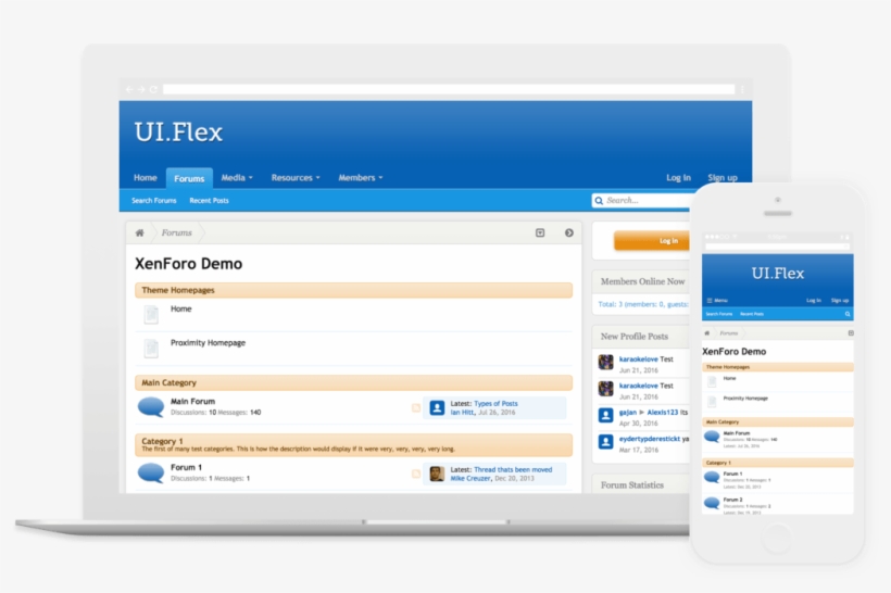 Flex Features - Theme Xenforo Free, transparent png download