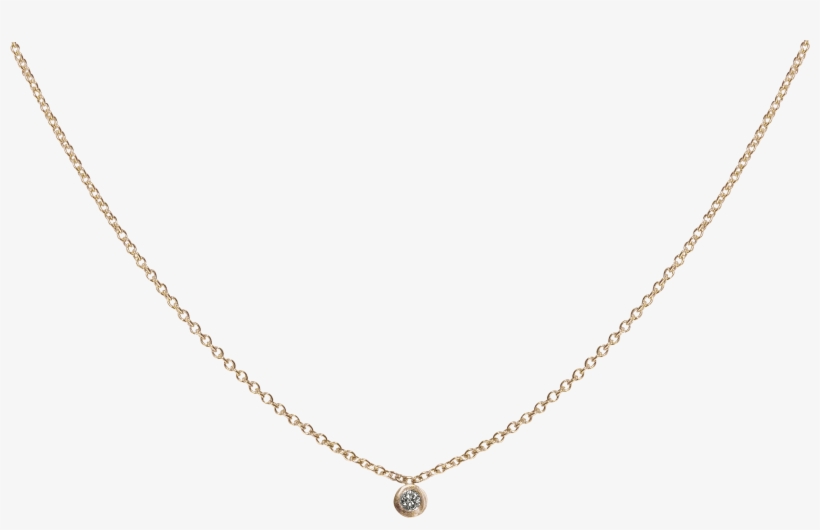 Single Diamond Necklace Rose Eliise Maar Jewellery - Necklace, transparent png download