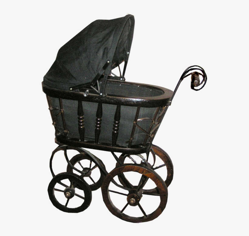 Pram Png Photo - Kinderwagen Antik Png, transparent png download