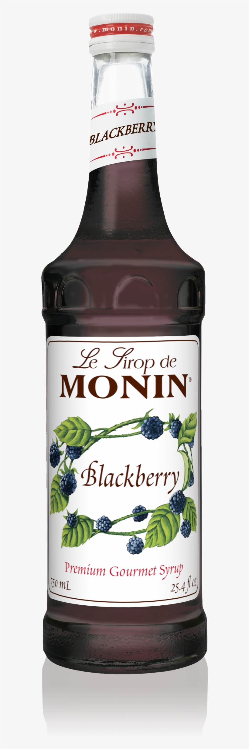 750 Ml Blackberry Syrup - Monin Blackberry Syrup, transparent png download