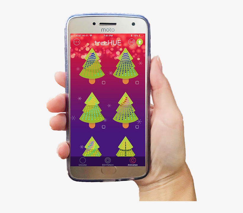 Standard Christmas Tree Lights Final Hand - Smart Christmas Lights, transparent png download