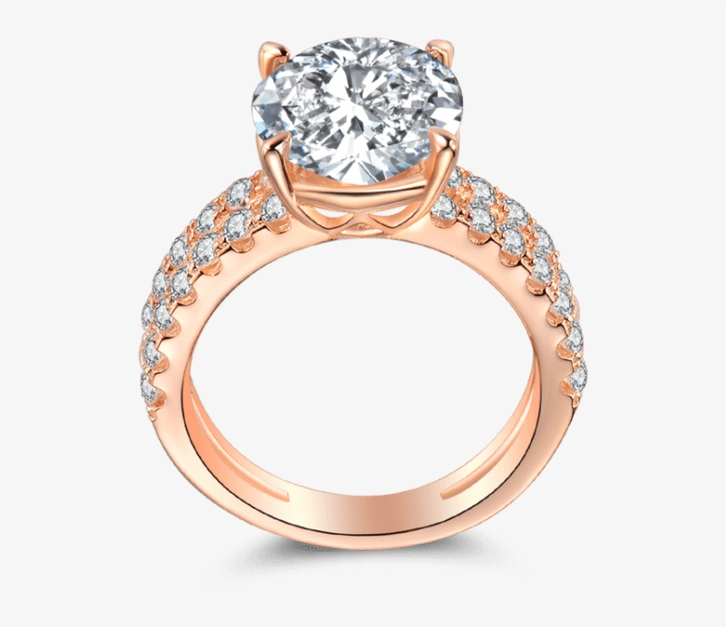 The Witness Of Our Love Engagement Wedding Ring Rose - Engagement Ring, transparent png download