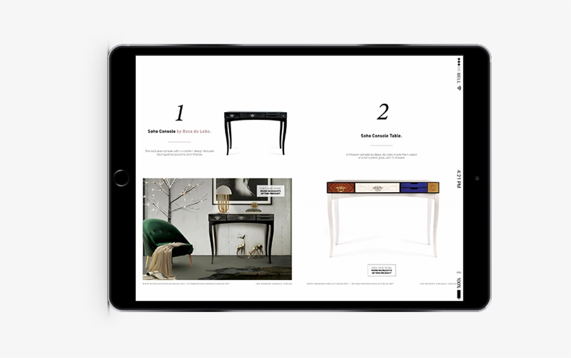 100 Modern Console Tables - Gadget, transparent png download