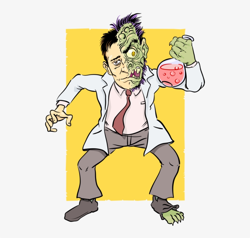 Vector Illustration Of Dr - Dr Jekyll And Mr Hyde Png, transparent png download