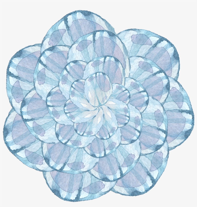 Simple Stylish Decorative Watercolor Png And Psd - Dahlia, transparent png download